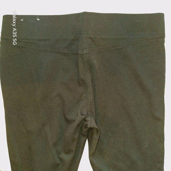 Womens Black Ankle-Length Leggings By Loft Outlet Rayon Blend Size XL Stretchy & - Picture 6 of 6